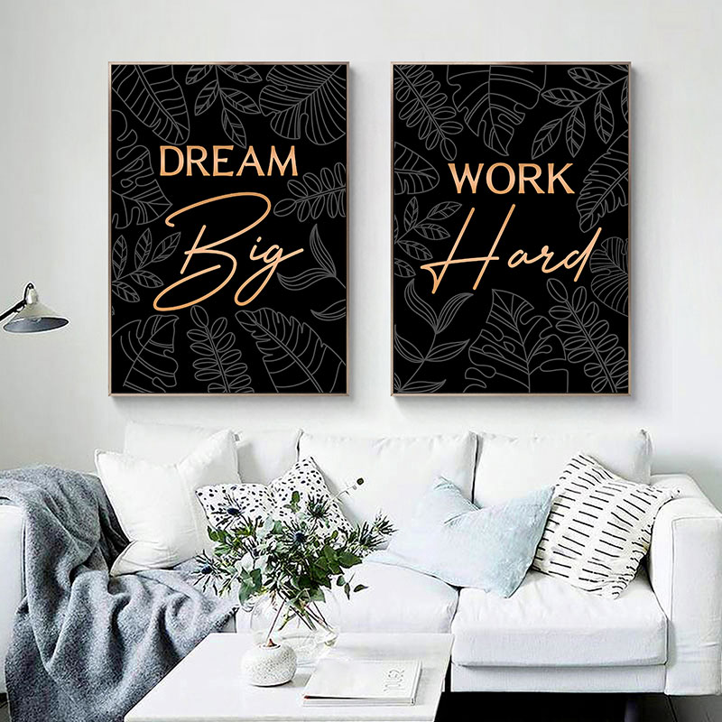 Modern Inspirational Quotes Ca - Home Office Room Inspiration recension och pris