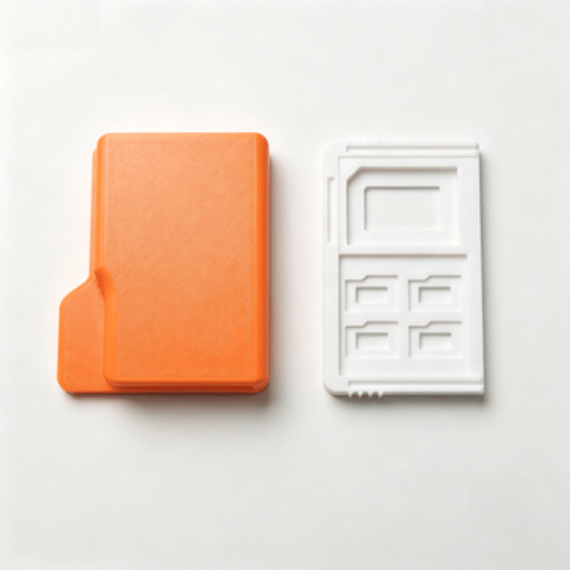 Orange Plastic SD/TF Card Stor - Document Scanner Portable recension och pris