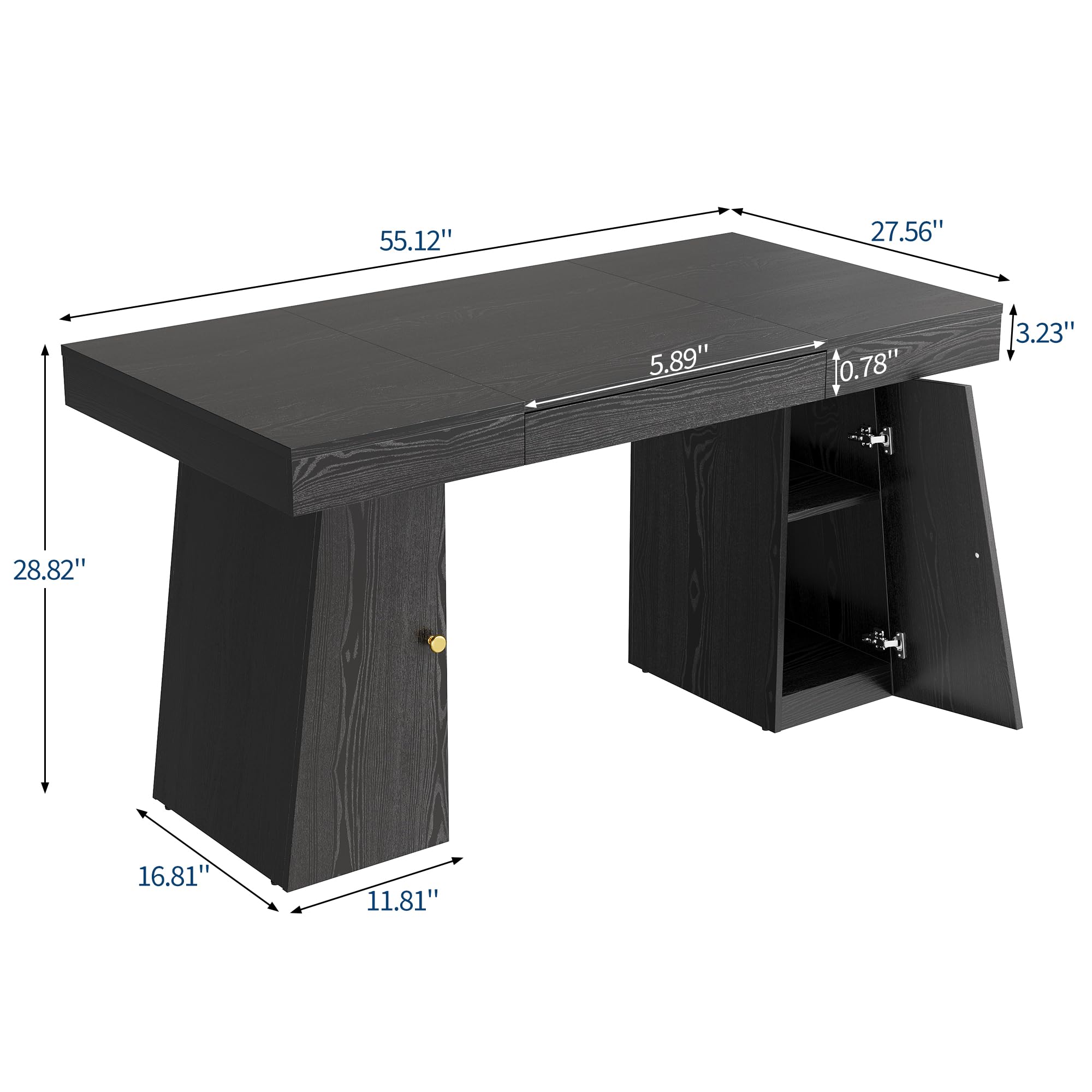 55 X 27.5 Inch Computer Desk W - Home Office Work Table recension och pris