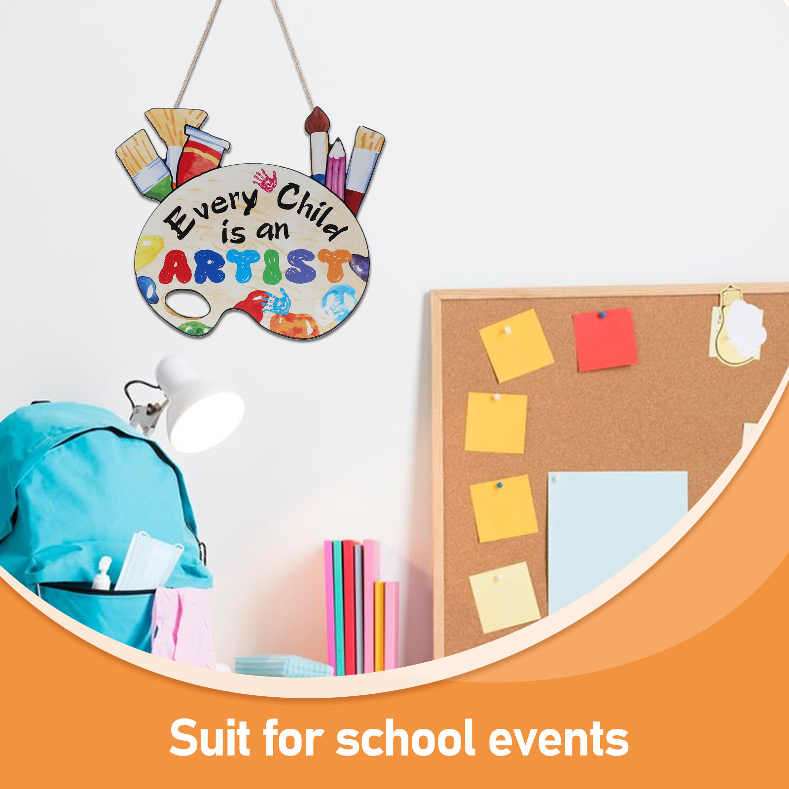Wooden Classroom Wall Sign – C - Home Office Or recension och pris