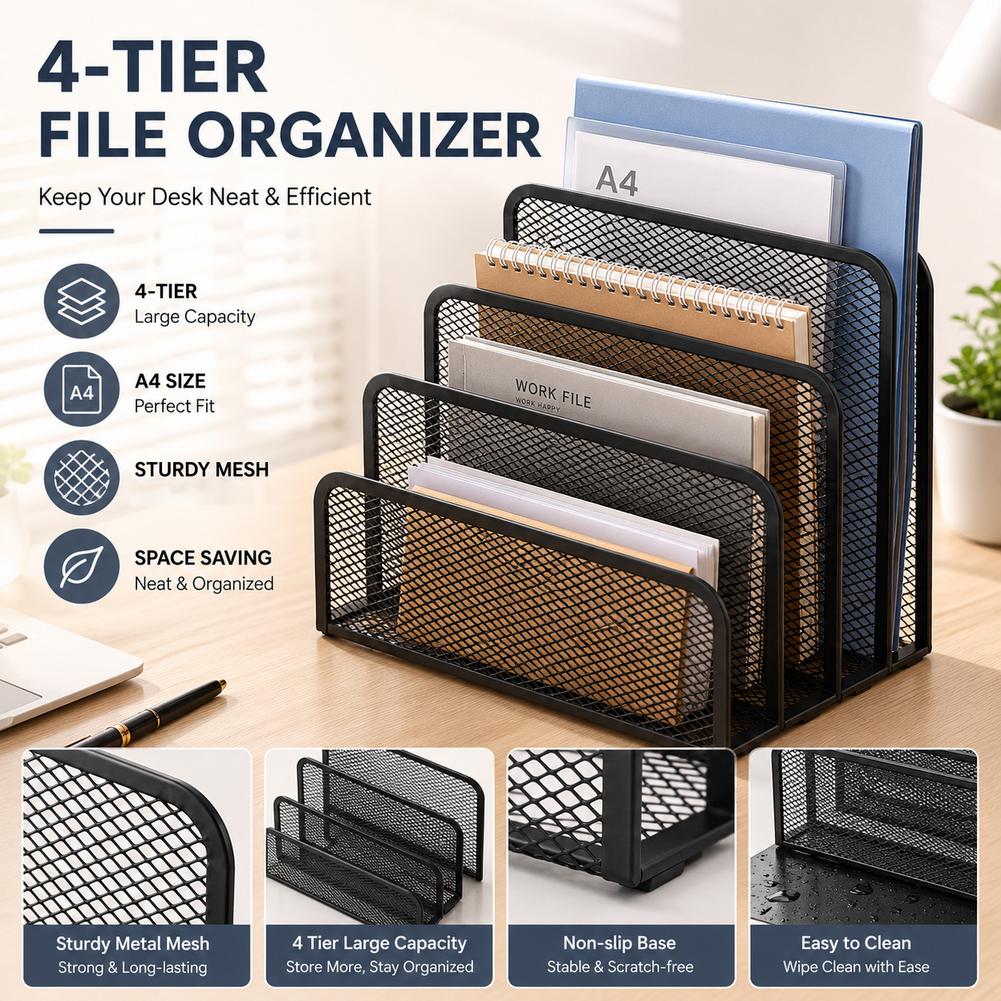 Papers Trays Notebook Stand Ra - Document Holder Stand recension och pris