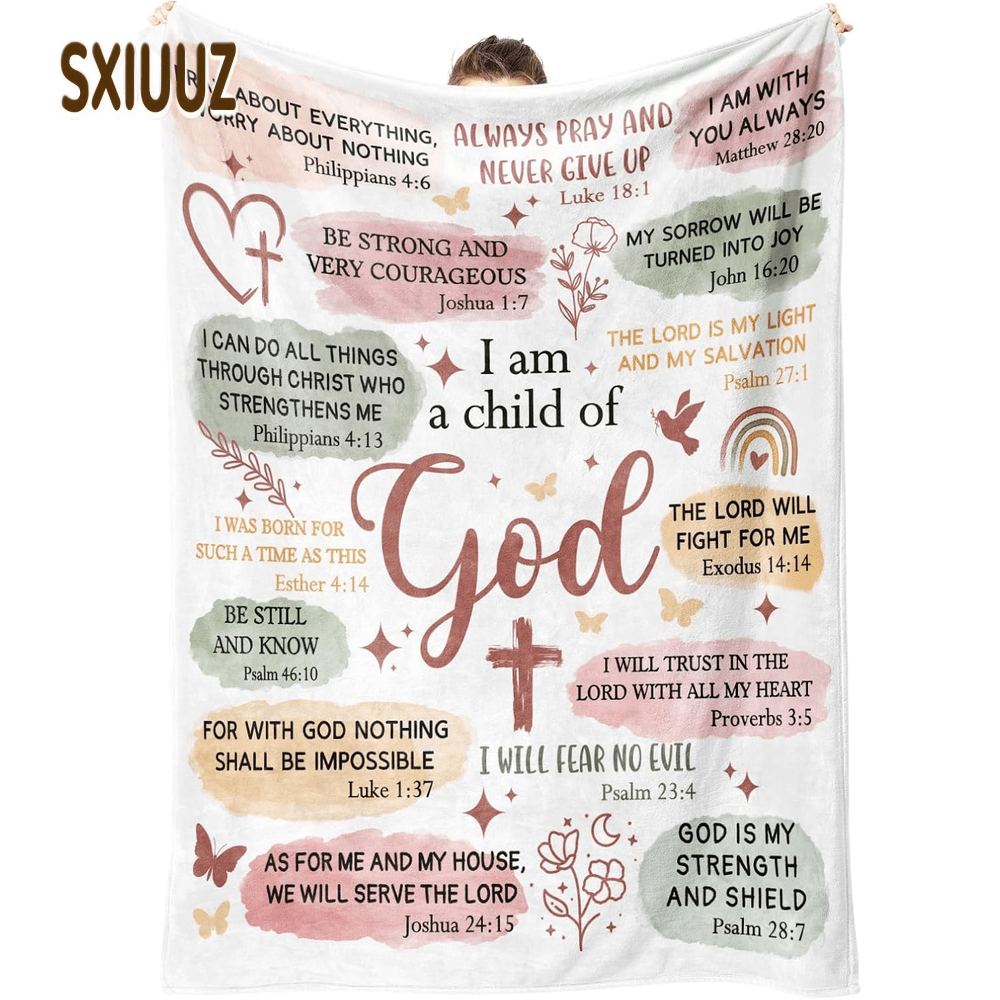 Christian Scripture Flannel Bl - Home Office Room Inspiration recension och pris