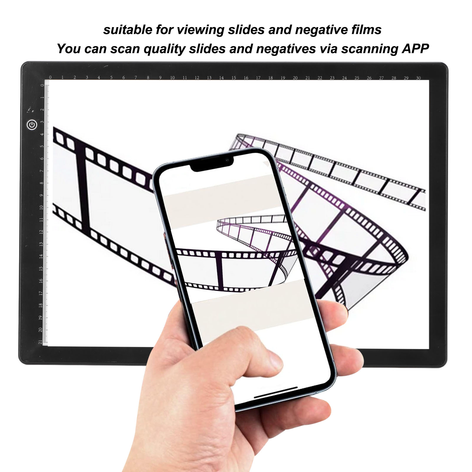 Slide Viewer 3 Brightness Leve - Document Scanner Portable recension och pris