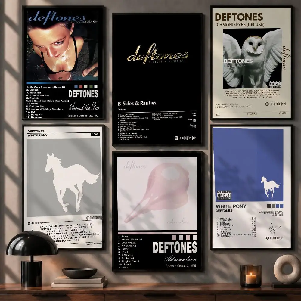 Retro Inspired Band Themed Wal - Home Office Room Inspiration recension och pris