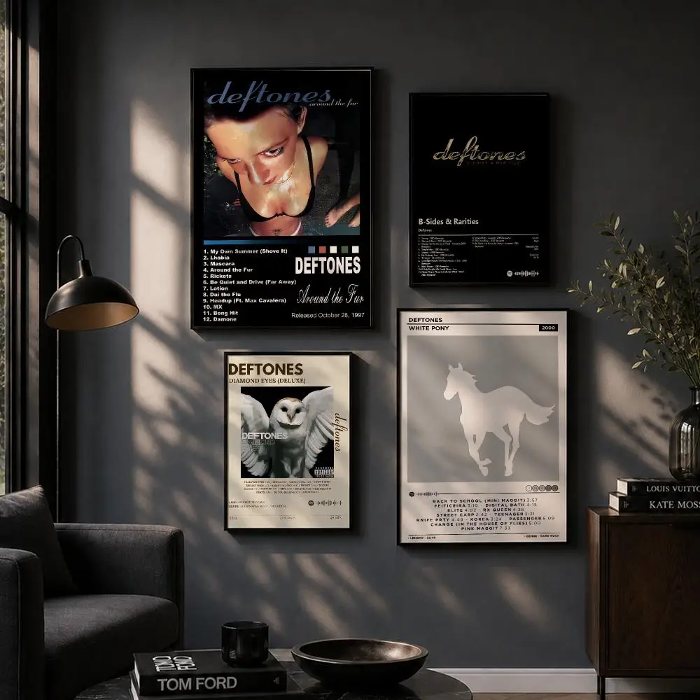 Retro Inspired Band Themed Wal - Home Office Room Inspiration recension och pris
