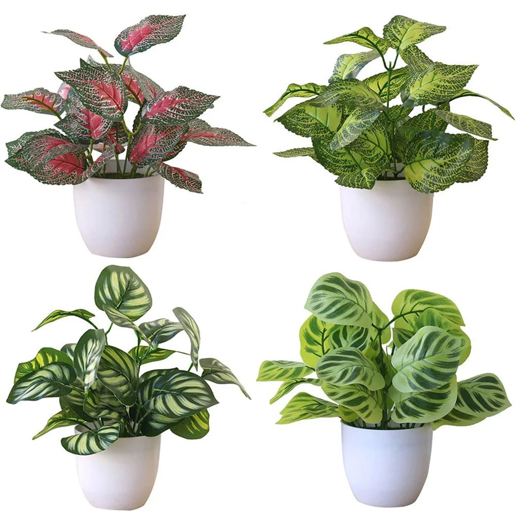 1PC Artificial Foliage Plant P - Home Office Layout recension och pris