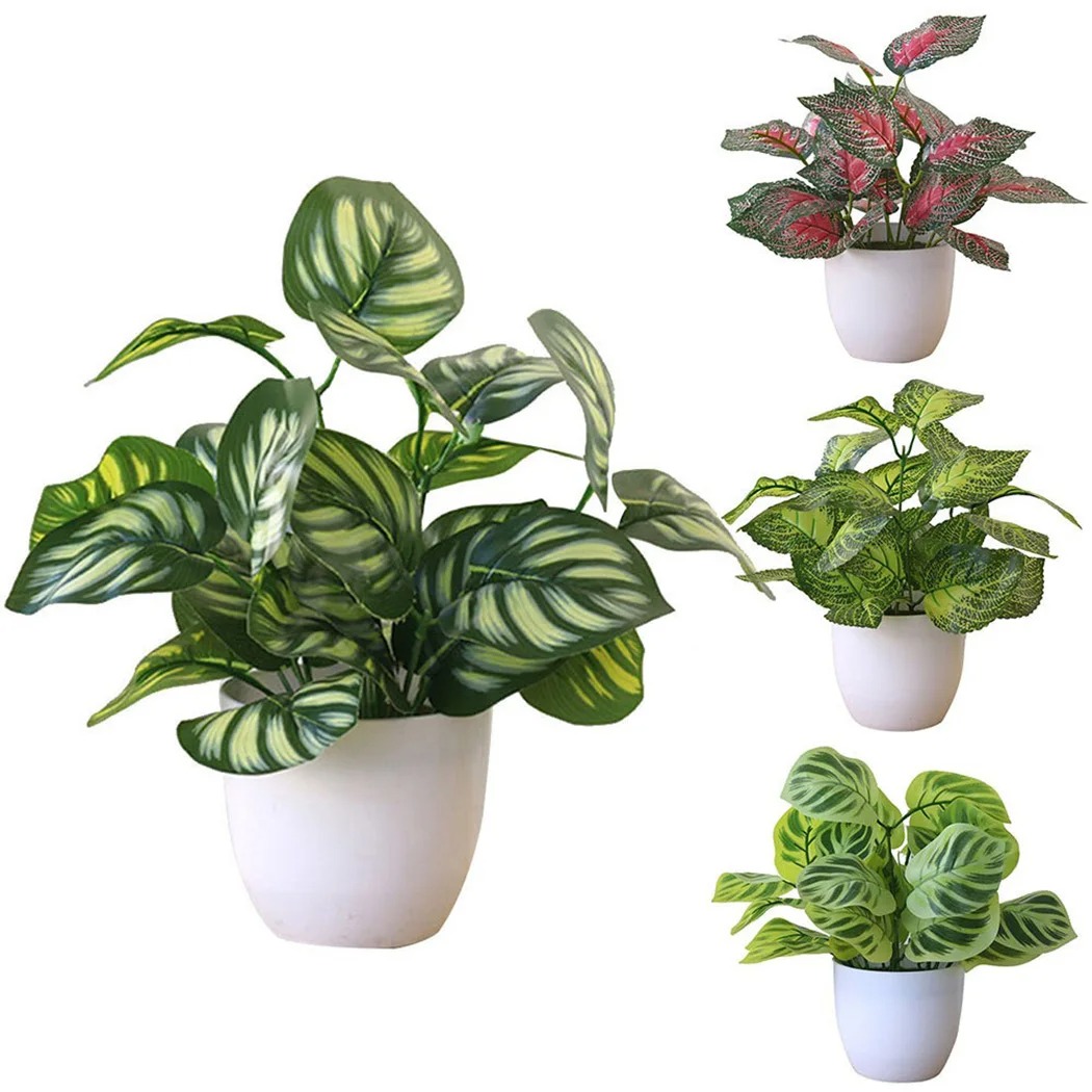 1PC Artificial Foliage Plant P - Home Office Layout recension och pris