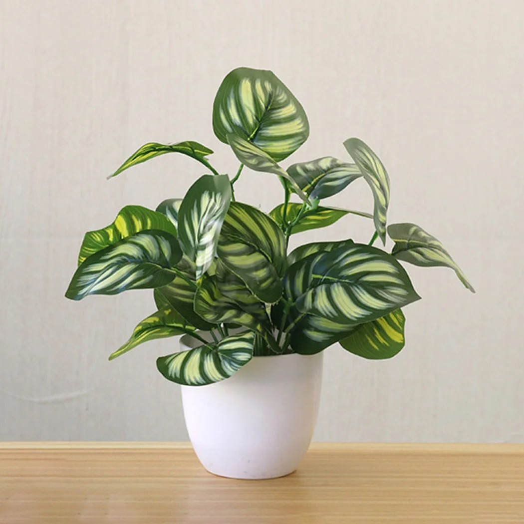 1PC Artificial Foliage Plant P - Home Office Layout recension och pris