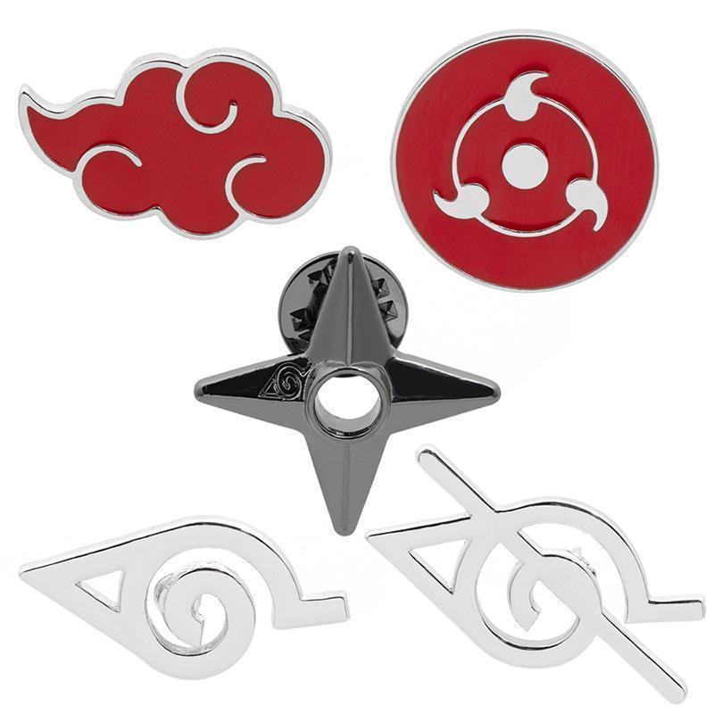 Naruto Akatsuki Red Cloud Badg - Home Office Or recension och pris